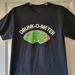 Drunk-o-Meter Novelty T-Shirt Size M